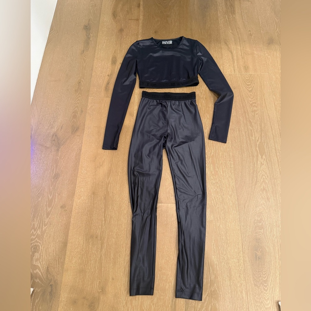 Versace Couture  Two-Piece Leggings Set